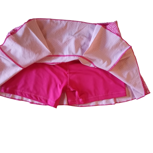 Nike Women's Skirt Dri-Fit Tennis Golf Pink/White Animal Print Barbiecore - Picture 2 of 9